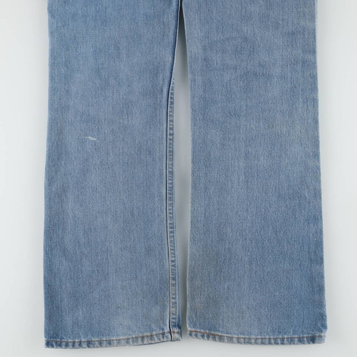 80s-90'S Levi's 40517 0916 Orange Tab Bootcut Denim Pants, Men's Size W34 (approx.), Vintage unclear Blue type light blue Vintage Second Hand