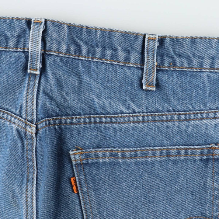 80s-90'S Levi's 517-0917 Orange Tab Bootcut Denim Pants, Men's W36 (approx.), Vintage unclear blue type Vintage Second Hand