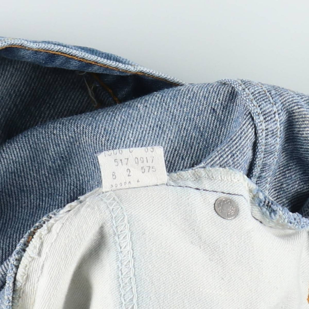 80s-90'S Levi's 517-0917 Orange Tab Bootcut Denim Pants, Men's W36 (approx.), Vintage unclear blue type Vintage Second Hand