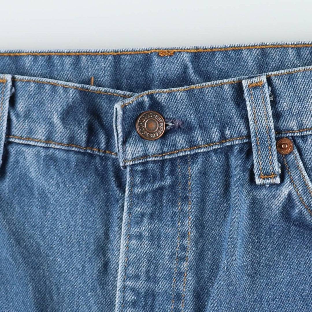 80s-90'S Levi's 517-0917 Orange Tab Bootcut Denim Pants, Men's W36 (approx.), Vintage unclear blue type Vintage Second Hand