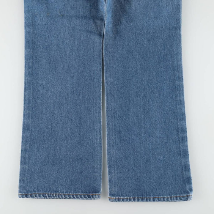 80s-90'S Levi's 517-0917 Orange Tab Bootcut Denim Pants, Men's W36 (approx.), Vintage unclear blue type Vintage Second Hand