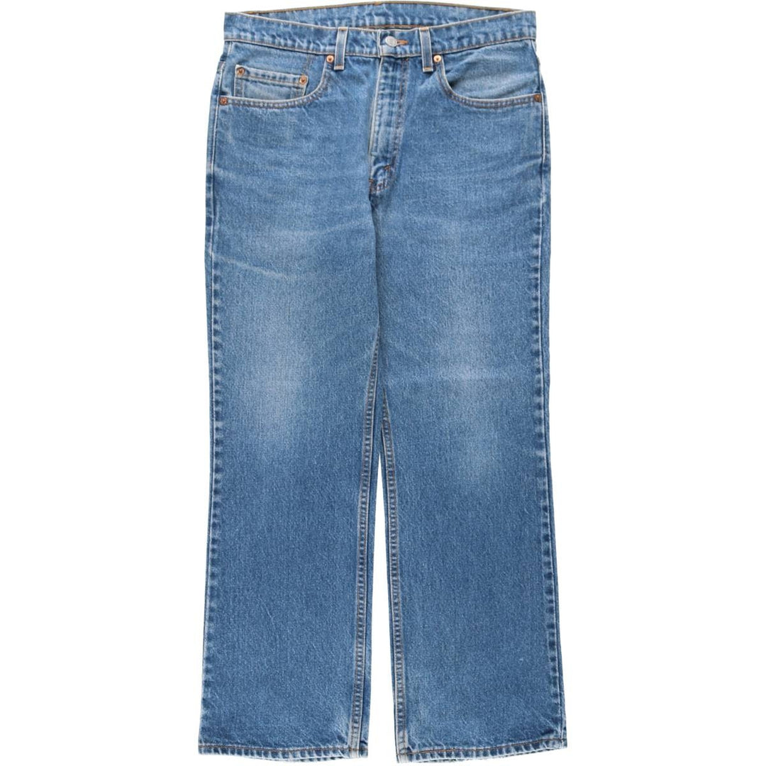 1990'S Levi's 517 Bootcut Denim Pants, Made in USA, Men's Size W33 (approx.), Vintage cotton blue type Vintage Second Hand