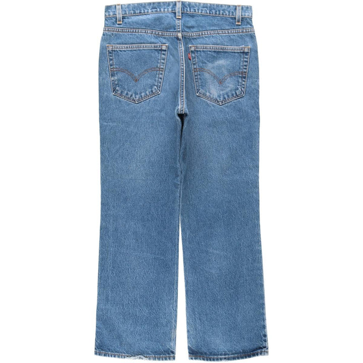 1990'S Levi's 517 Bootcut Denim Pants, Made in USA, Men's Size W33 (approx.), Vintage cotton blue type Vintage Second Hand