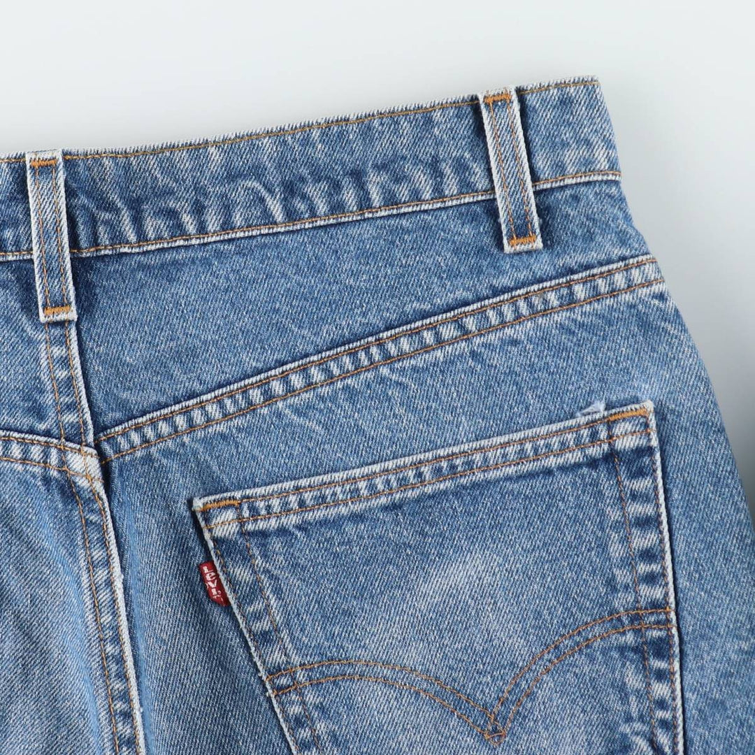 1990'S Levi's 517 Bootcut Denim Pants, Made in USA, Men's Size W33 (approx.), Vintage cotton blue type Vintage Second Hand