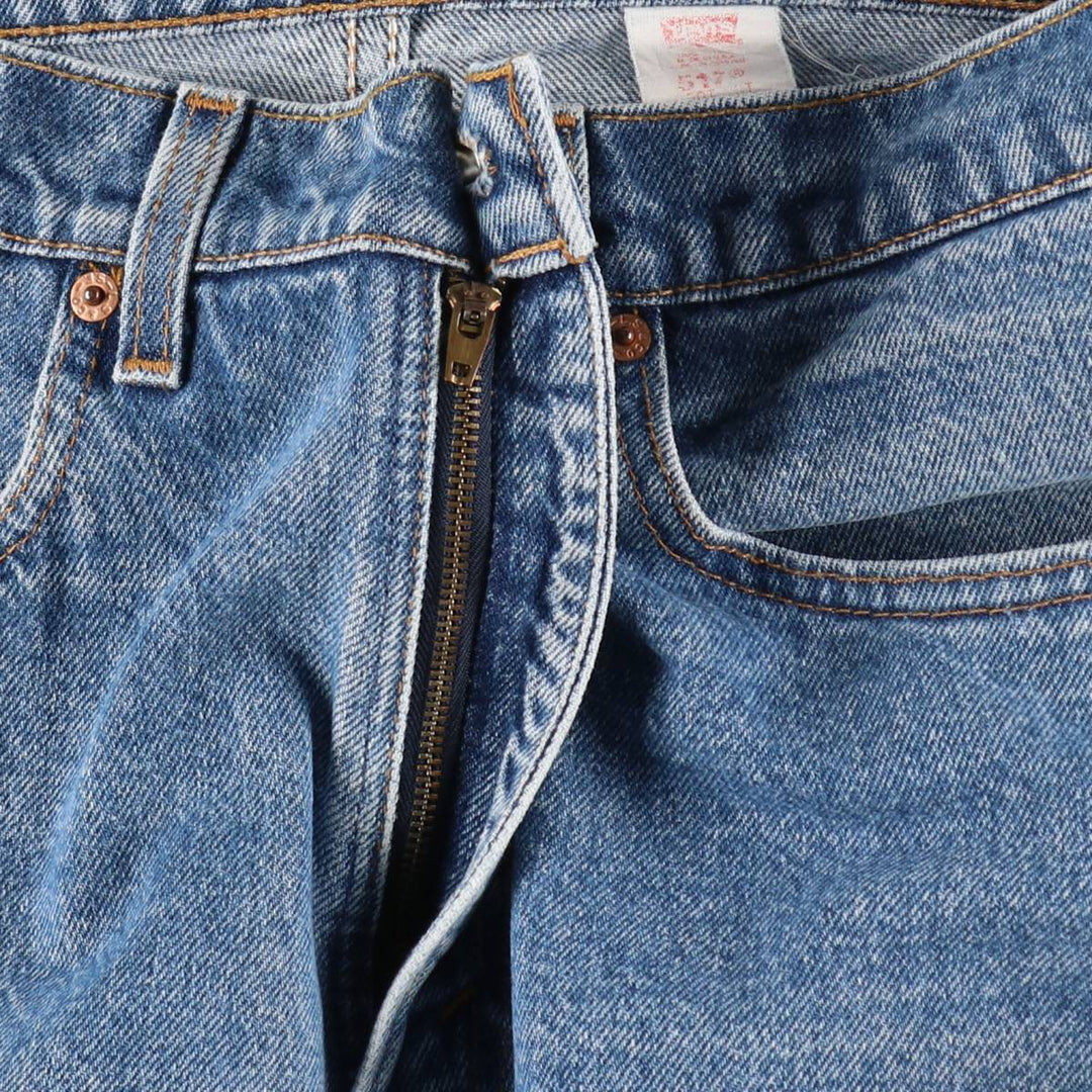 1990'S Levi's 517 Bootcut Denim Pants, Made in USA, Men's Size W33 (approx.), Vintage cotton blue type Vintage Second Hand
