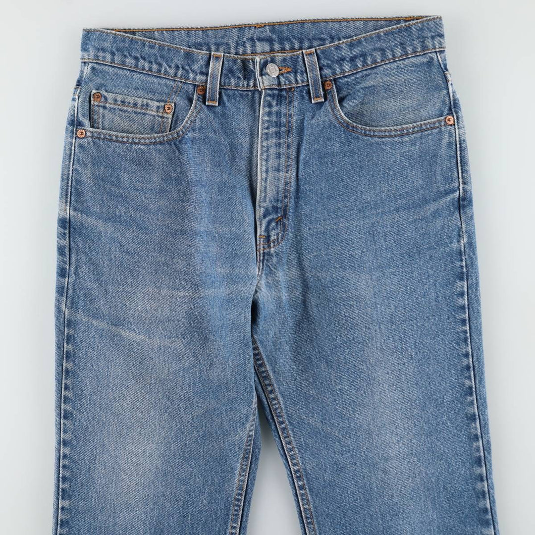 1990'S Levi's 517 Bootcut Denim Pants, Made in USA, Men's Size W33 (approx.), Vintage cotton blue type Vintage Second Hand