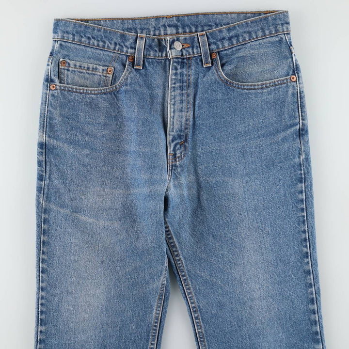 1990'S Levi's 517 Bootcut Denim Pants, Made in USA, Men's Size W33 (approx.), Vintage cotton blue type Vintage Second Hand
