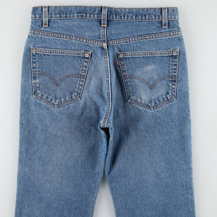 1990'S Levi's 517 Bootcut Denim Pants, Made in USA, Men's Size W33 (approx.), Vintage cotton blue type Vintage Second Hand