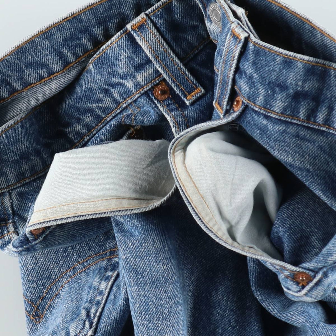 1990'S Levi's 517 Bootcut Denim Pants, Made in USA, Men's Size W33 (approx.), Vintage cotton blue type Vintage Second Hand
