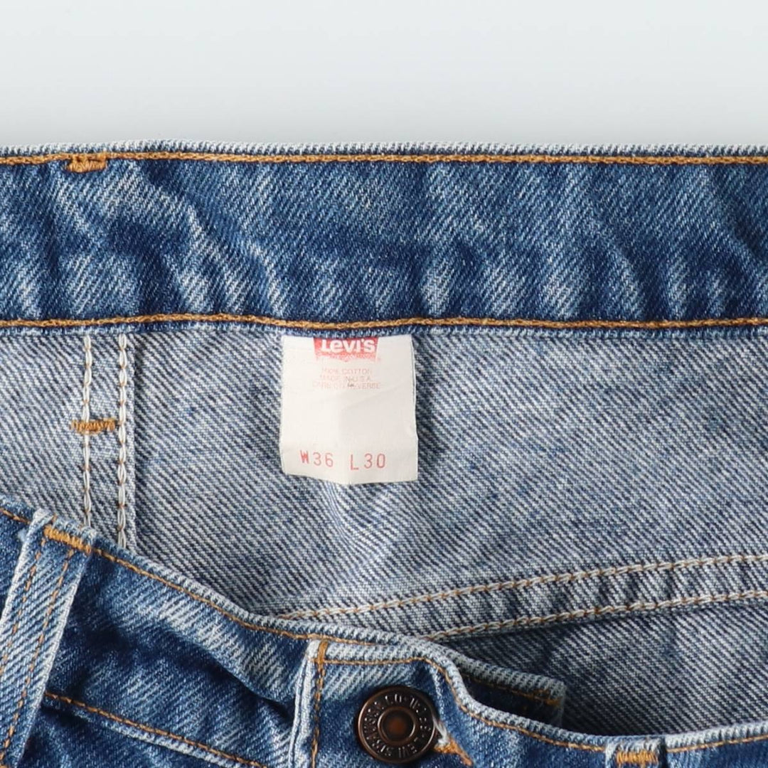 90'S Levi's 20517-0217 Orange Tab Bootcut Denim Pants Made in USA Men's W35 Vintage cotton blue type Vintage Second Hand