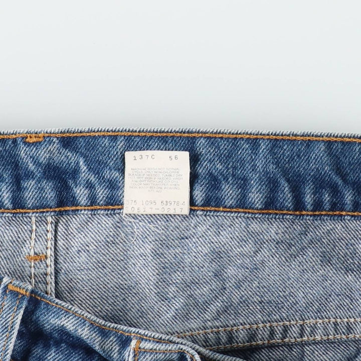 90'S Levi's 20517-0217 Orange Tab Bootcut Denim Pants Made in USA Men's W35 Vintage cotton blue type Vintage Second Hand