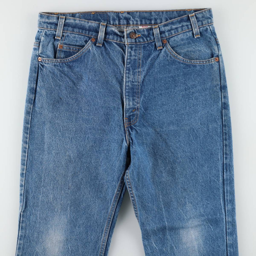 90'S Levi's 20517-0217 Orange Tab Bootcut Denim Pants Made in USA Men's W35 Vintage cotton blue type Vintage Second Hand
