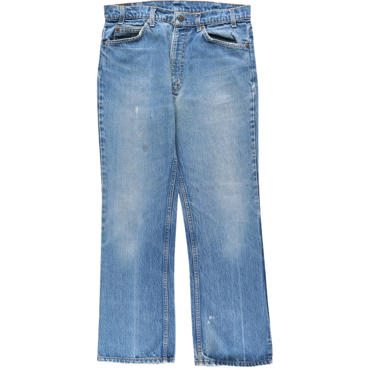~90'S Levi's 20517-0217 Orange Tab Bootcut Denim Pants, Men's W34 (approx.), Vintage unclear blue type Vintage Second Hand