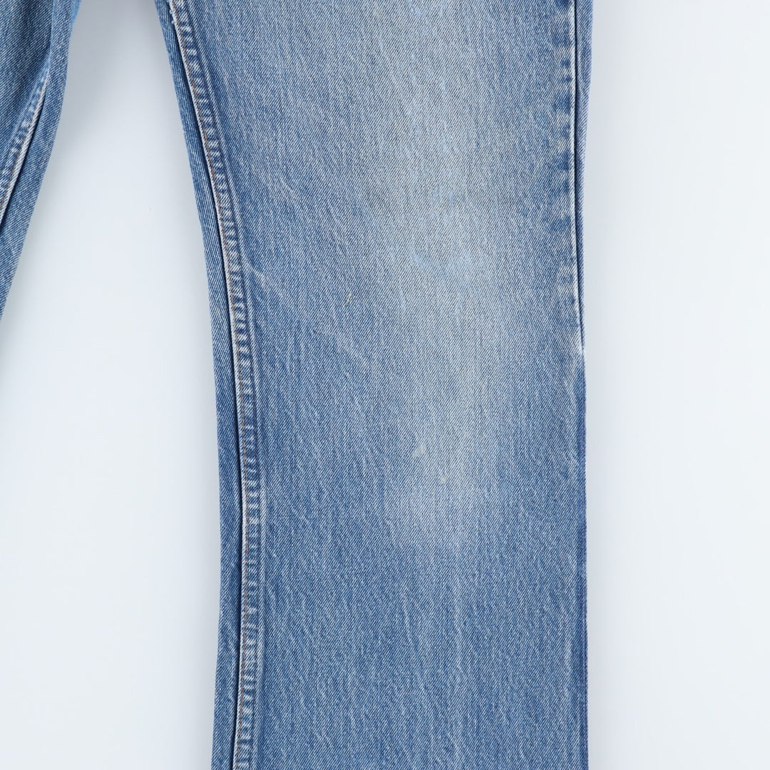 ~90'S Levi's 20517-0217 Orange Tab Bootcut Denim Pants, Men's W34 (approx.), Vintage unclear blue type Vintage Second Hand