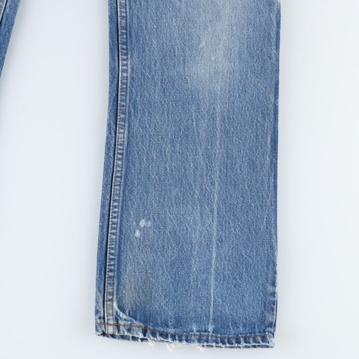 ~90'S Levi's 20517-0217 Orange Tab Bootcut Denim Pants, Men's W34 (approx.), Vintage unclear blue type Vintage Second Hand