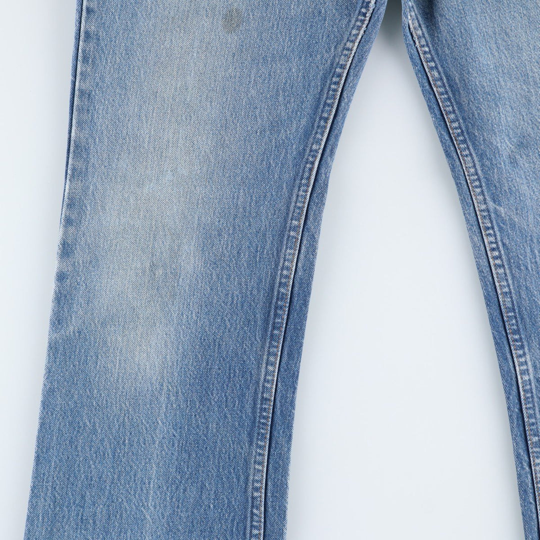 ~90'S Levi's 20517-0217 Orange Tab Bootcut Denim Pants, Men's W34 (approx.), Vintage unclear blue type Vintage Second Hand