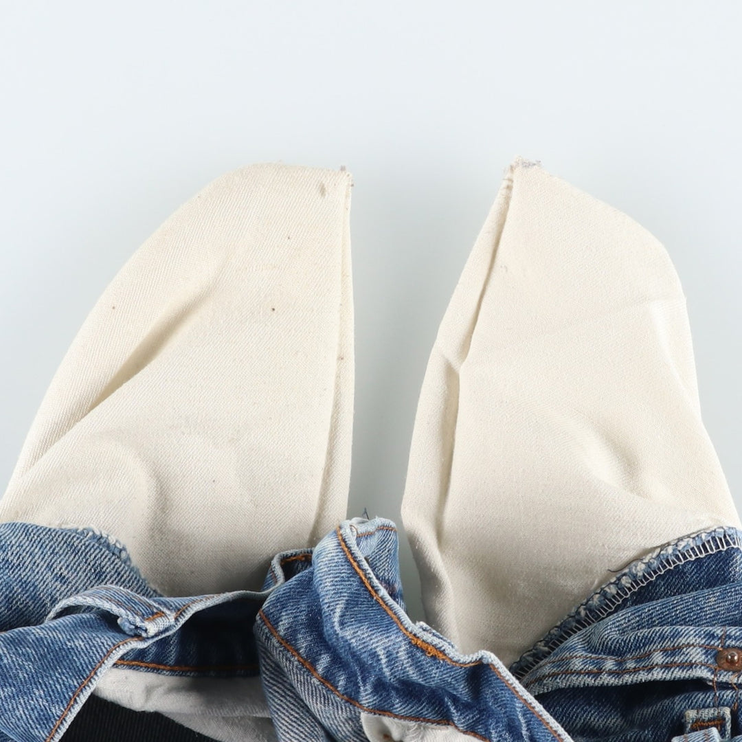 ~90'S Levi's 20517-0217 Orange Tab Bootcut Denim Pants, Men's W34 (approx.), Vintage unclear blue type Vintage Second Hand