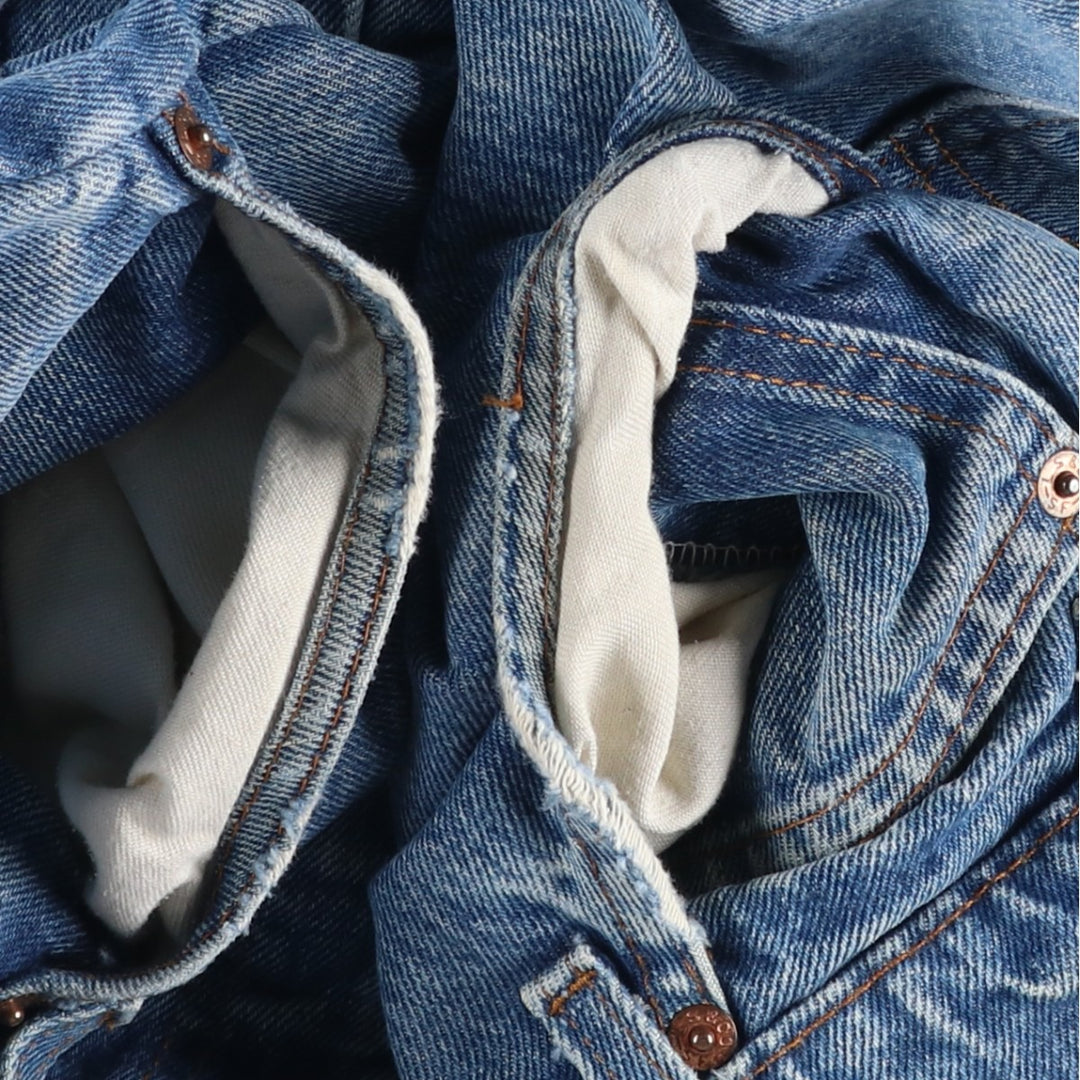 ~90'S Levi's 20517-0217 Orange Tab Bootcut Denim Pants, Men's W34 (approx.), Vintage unclear blue type Vintage Second Hand