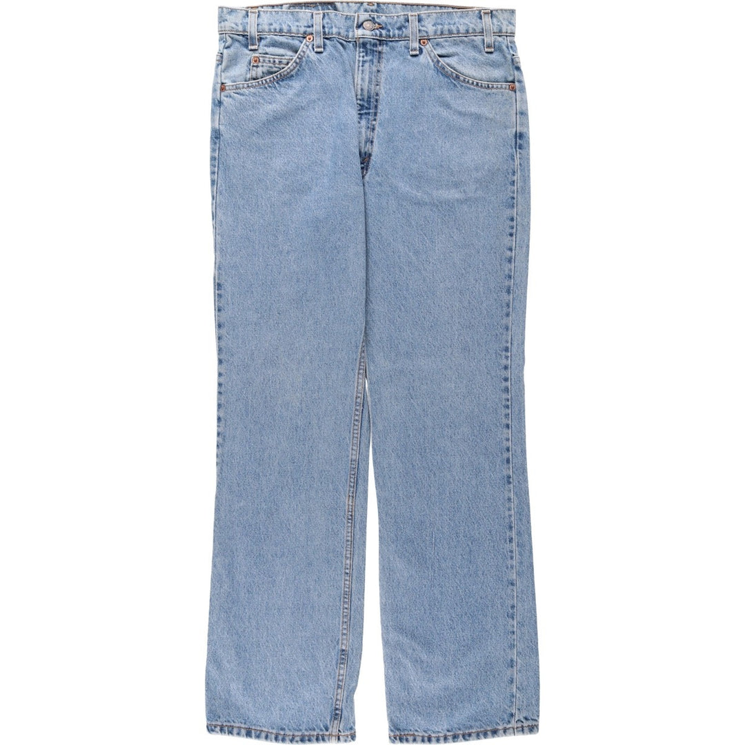 1990'S Levi's 40517-0215 Bootcut Denim Pants, Made in USA, Men's W35 (approx.), Vintage cotton blue type Vintage Second Hand