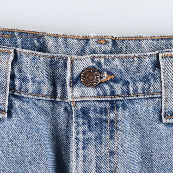 1990'S Levi's 40517-0215 Bootcut Denim Pants, Made in USA, Men's W35 (approx.), Vintage cotton blue type Vintage Second Hand