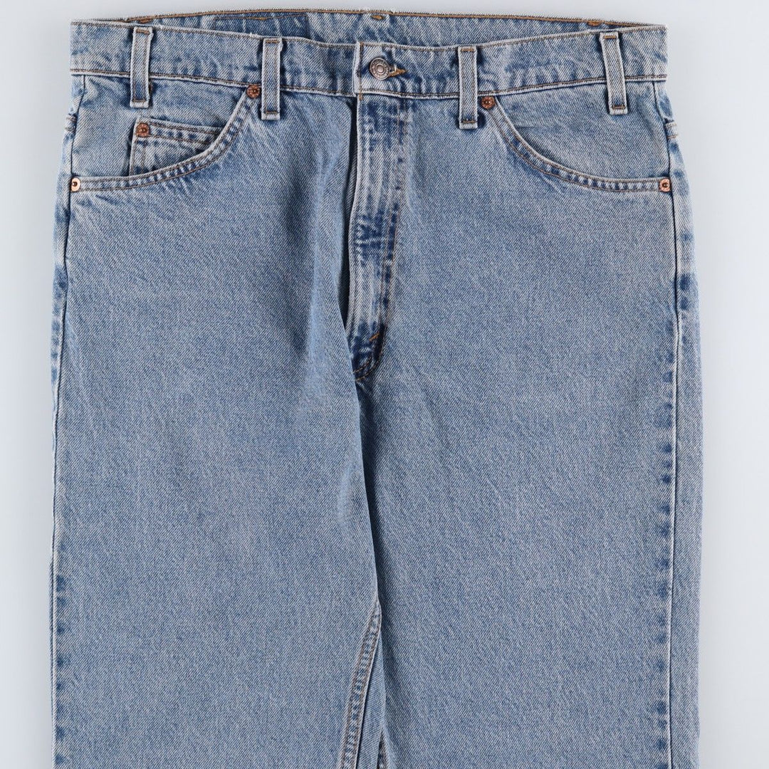 1990'S Levi's 40517-0215 Bootcut Denim Pants, Made in USA, Men's W35 (approx.), Vintage cotton blue type Vintage Second Hand