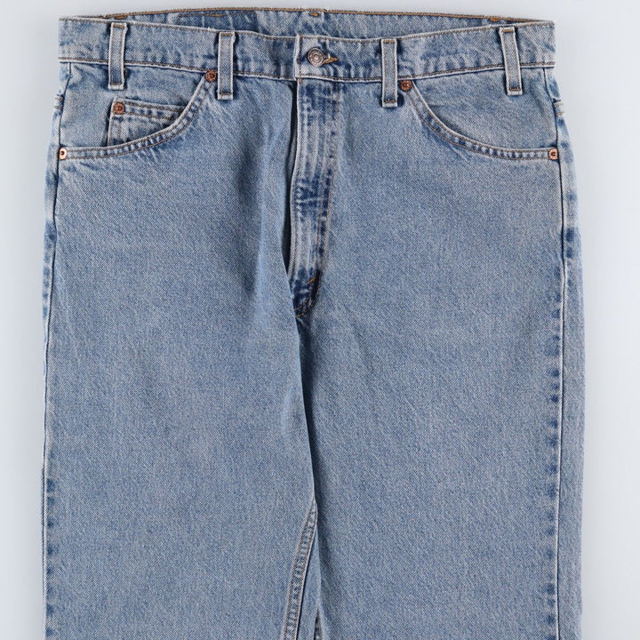 1990'S Levi's 40517-0215 Bootcut Denim Pants, Made in USA, Men's W35 (approx.), Vintage cotton blue type Vintage Second Hand