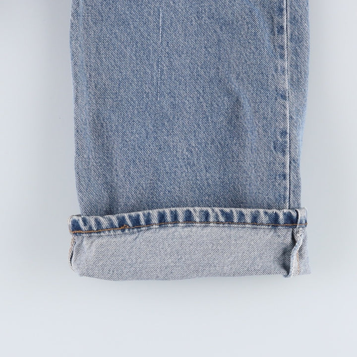 1990'S Levi's 40517-0215 Bootcut Denim Pants, Made in USA, Men's W35 (approx.), Vintage cotton blue type Vintage Second Hand