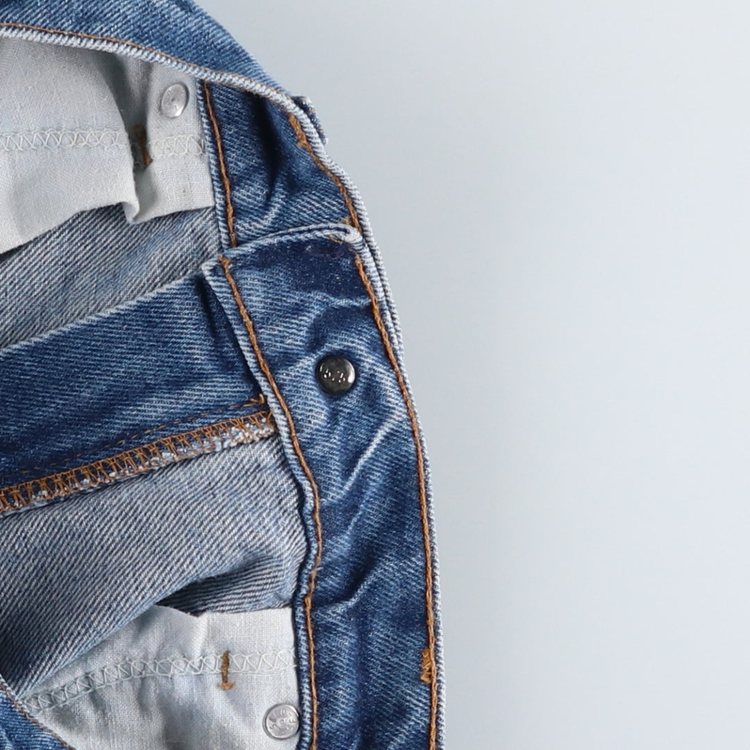 1990'S Levi's 20517 0217 Orange Tab Bootcut Denim Pants, Made in USA, Men's W34 (approx.), Vintage cotton blue type Vintage Second Hand
