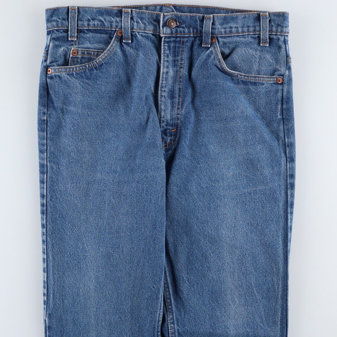 1990'S Levi's 20517 0217 Orange Tab Bootcut Denim Pants, Made in USA, Men's W34 (approx.), Vintage cotton blue type Vintage Second Hand