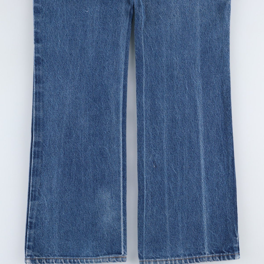 1990'S Levi's 20517 0217 Orange Tab Bootcut Denim Pants, Made in USA, Men's W34 (approx.), Vintage cotton blue type Vintage Second Hand