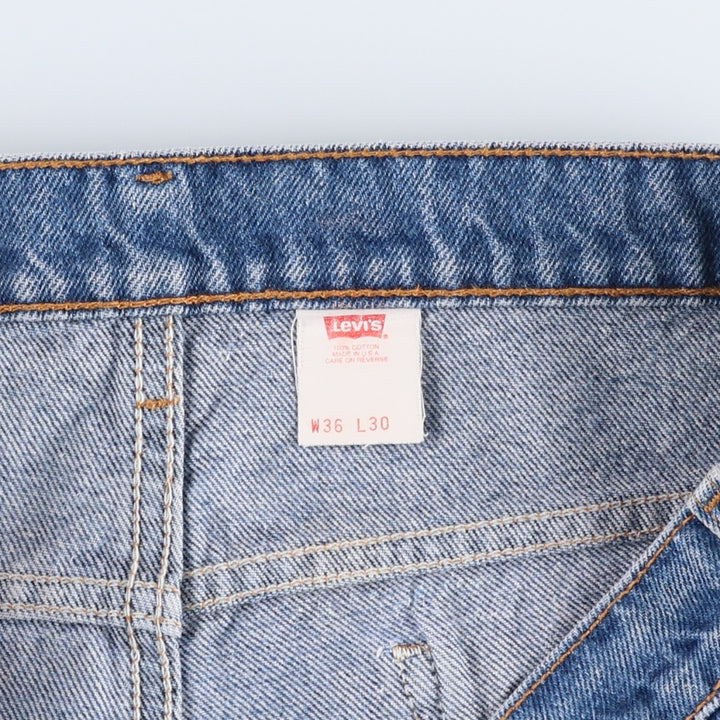 1990'S Levi's 517 Orange Tab Bootcut Denim Pants, Made in USA, Men's Size W36 (approx.), Vintage cotton blue type Vintage Second Hand