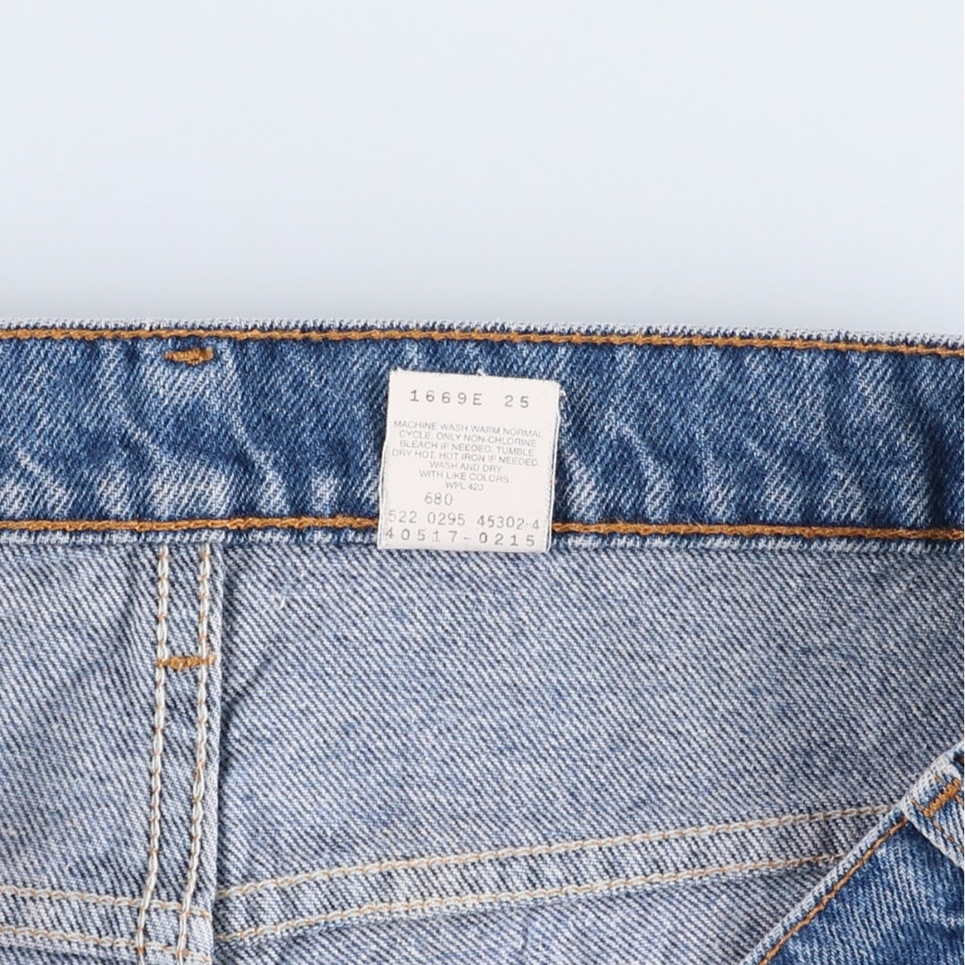 1990'S Levi's 517 Orange Tab Bootcut Denim Pants, Made in USA, Men's Size W36 (approx.), Vintage cotton blue type Vintage Second Hand