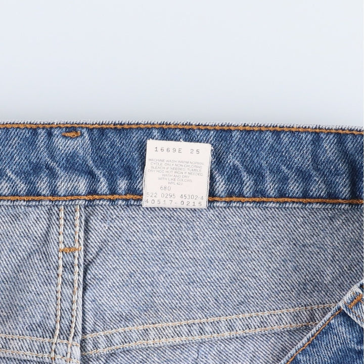 1990'S Levi's 517 Orange Tab Bootcut Denim Pants, Made in USA, Men's Size W36 (approx.), Vintage cotton blue type Vintage Second Hand