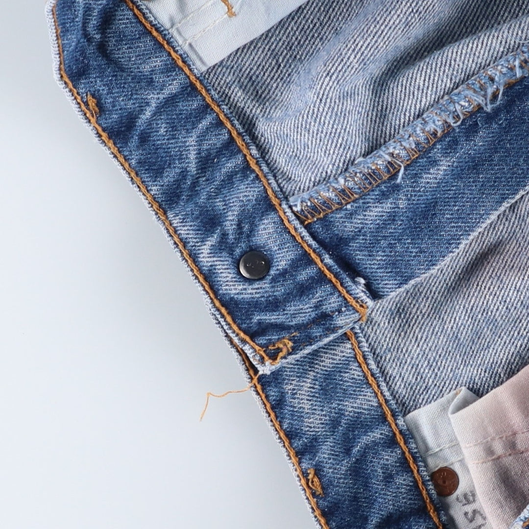 1990'S Levi's 517 Orange Tab Bootcut Denim Pants, Made in USA, Men's Size W36 (approx.), Vintage cotton blue type Vintage Second Hand