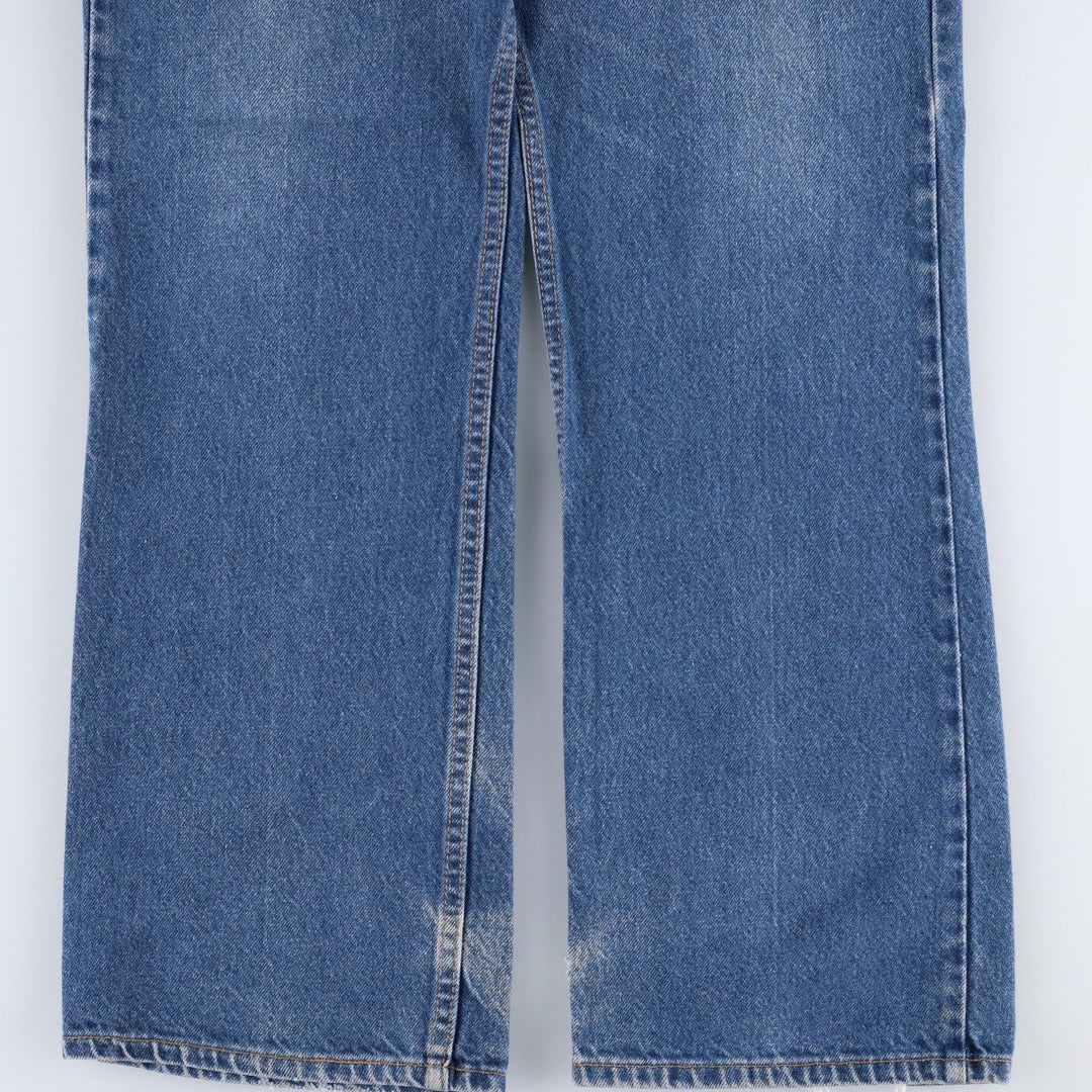 1990'S Levi's 517 Orange Tab Bootcut Denim Pants, Made in USA, Men's Size W36 (approx.), Vintage cotton blue type Vintage Second Hand