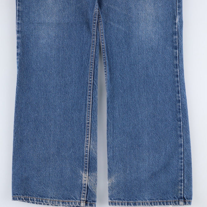 1990'S Levi's 517 Orange Tab Bootcut Denim Pants, Made in USA, Men's Size W36 (approx.), Vintage cotton blue type Vintage Second Hand