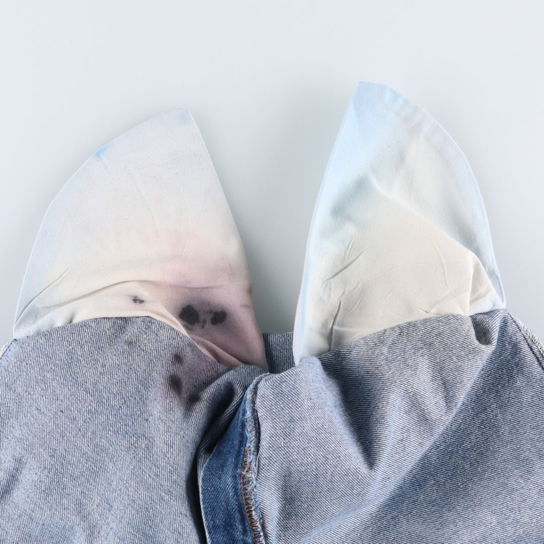 1990'S Levi's 517 Orange Tab Bootcut Denim Pants, Made in USA, Men's Size W36 (approx.), Vintage cotton blue type Vintage Second Hand