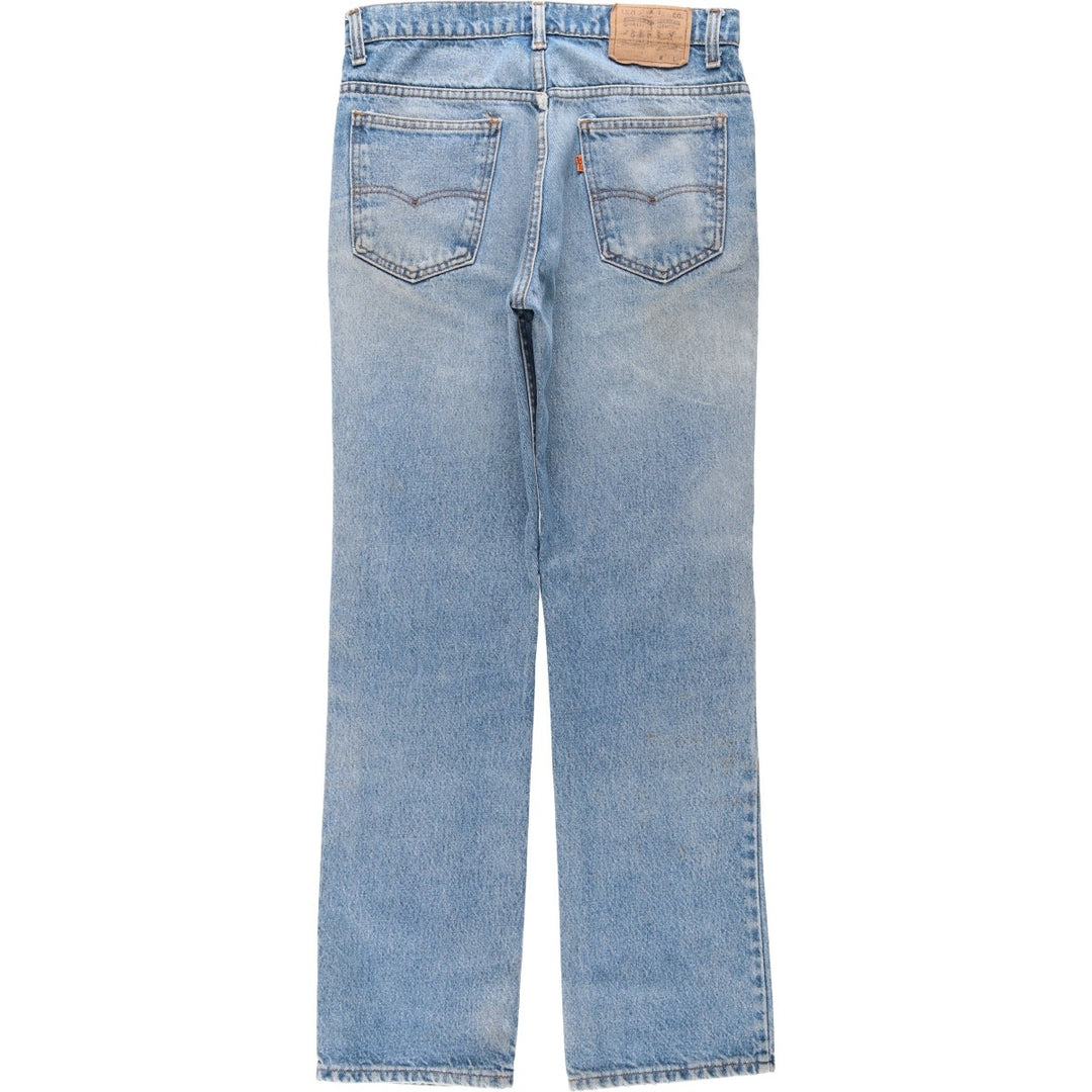 1990'S Levi's 20517 0217 Bootcut Denim Pants, Made in USA, Men's Size W32 (approx.), Vintage cotton blue type Vintage Second Hand
