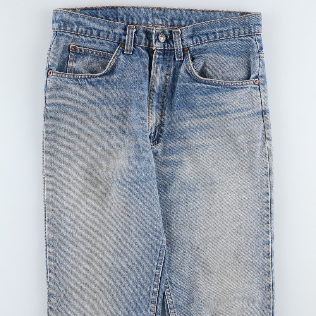 1990'S Levi's 20517 0217 Bootcut Denim Pants, Made in USA, Men's Size W32 (approx.), Vintage cotton blue type Vintage Second Hand