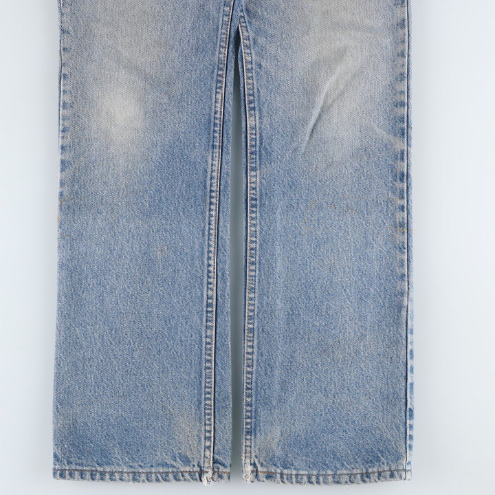 1990'S Levi's 20517 0217 Bootcut Denim Pants, Made in USA, Men's Size W32 (approx.), Vintage cotton blue type Vintage Second Hand
