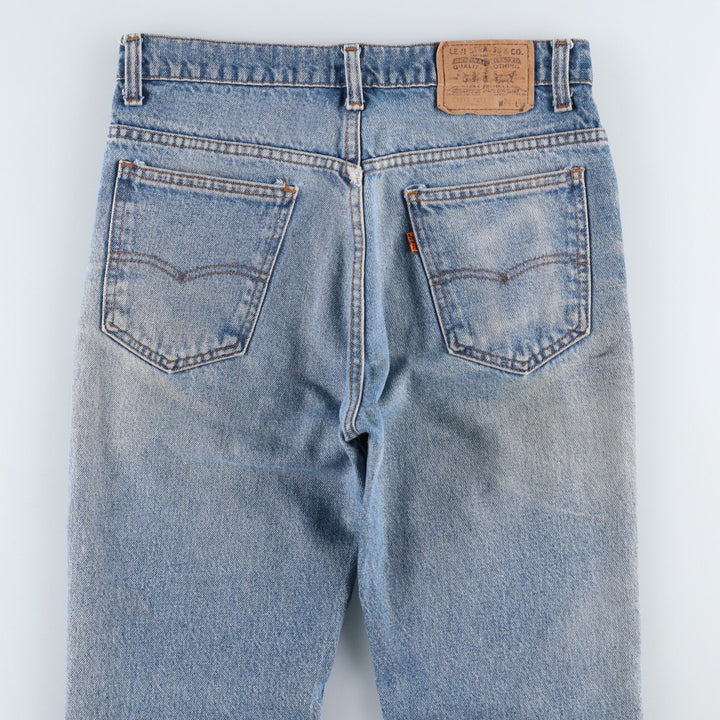1990'S Levi's 20517 0217 Bootcut Denim Pants, Made in USA, Men's Size W32 (approx.), Vintage cotton blue type Vintage Second Hand
