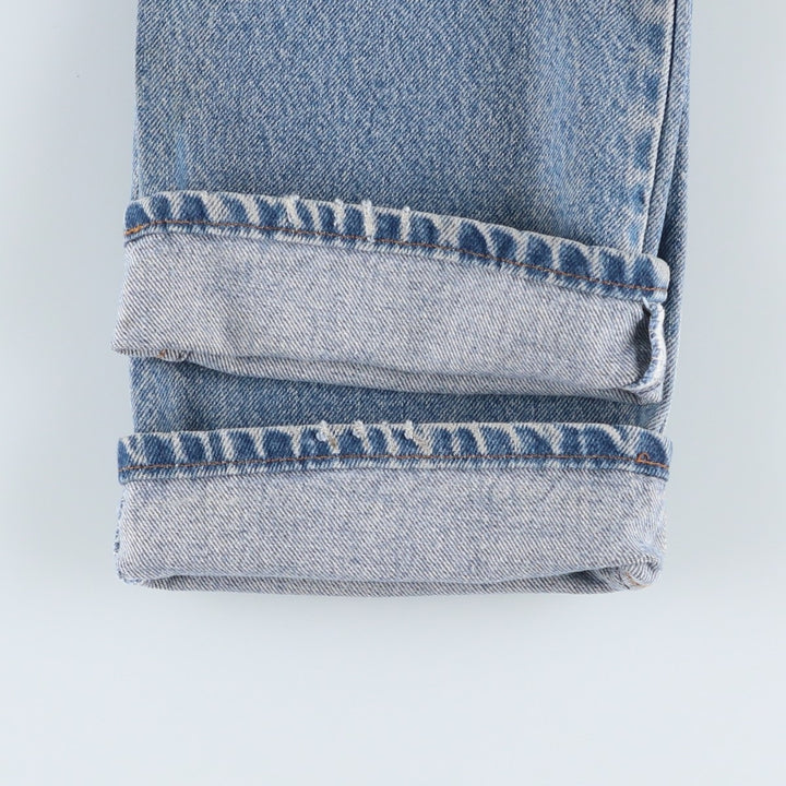 1990'S Levi's 20517 0217 Bootcut Denim Pants, Made in USA, Men's Size W32 (approx.), Vintage cotton blue type Vintage Second Hand