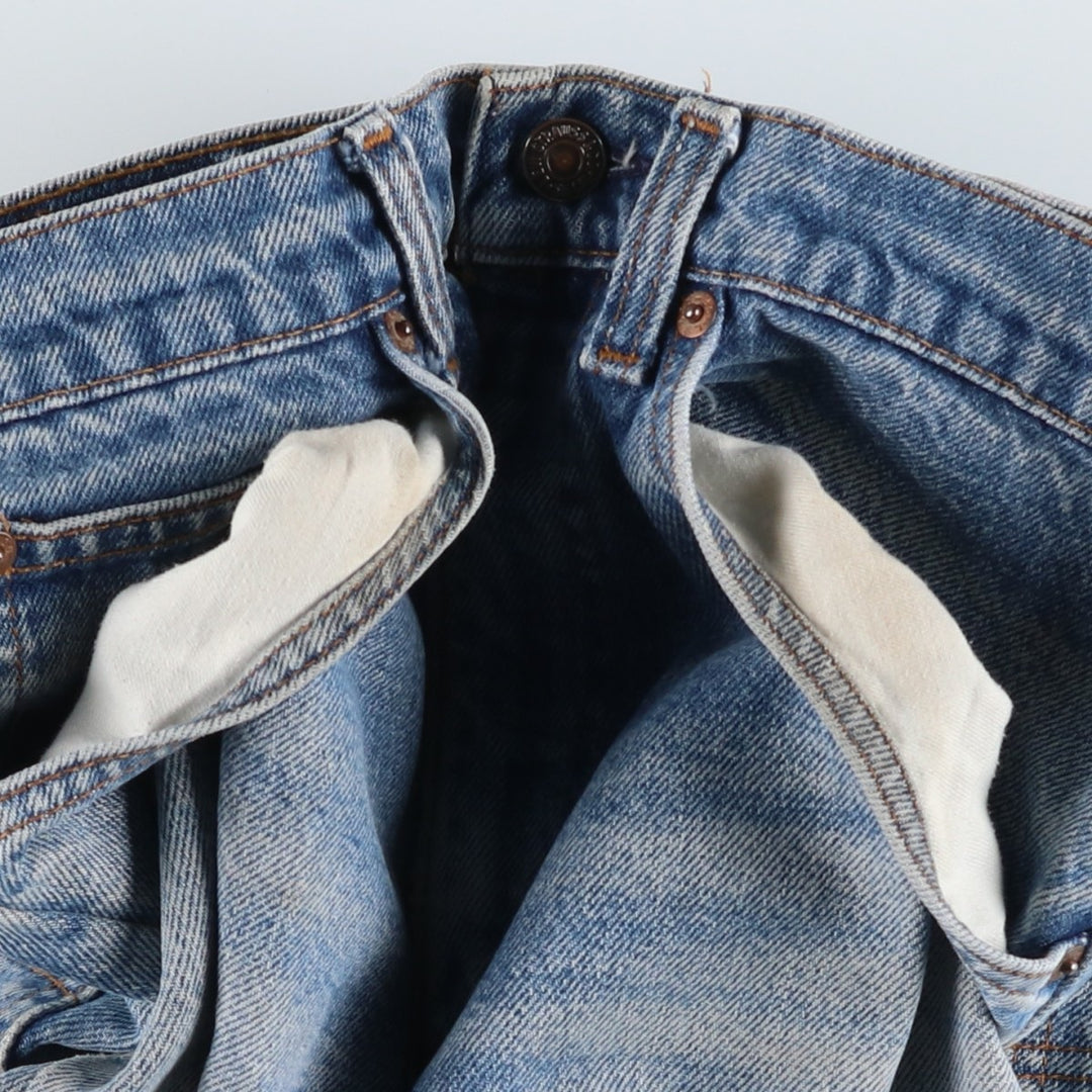 1990'S Levi's 20517 0217 Bootcut Denim Pants, Made in USA, Men's Size W32 (approx.), Vintage cotton blue type Vintage Second Hand