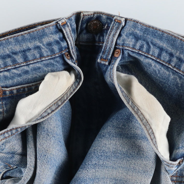 1990'S Levi's 20517 0217 Bootcut Denim Pants, Made in USA, Men's Size W32 (approx.), Vintage cotton blue type Vintage Second Hand