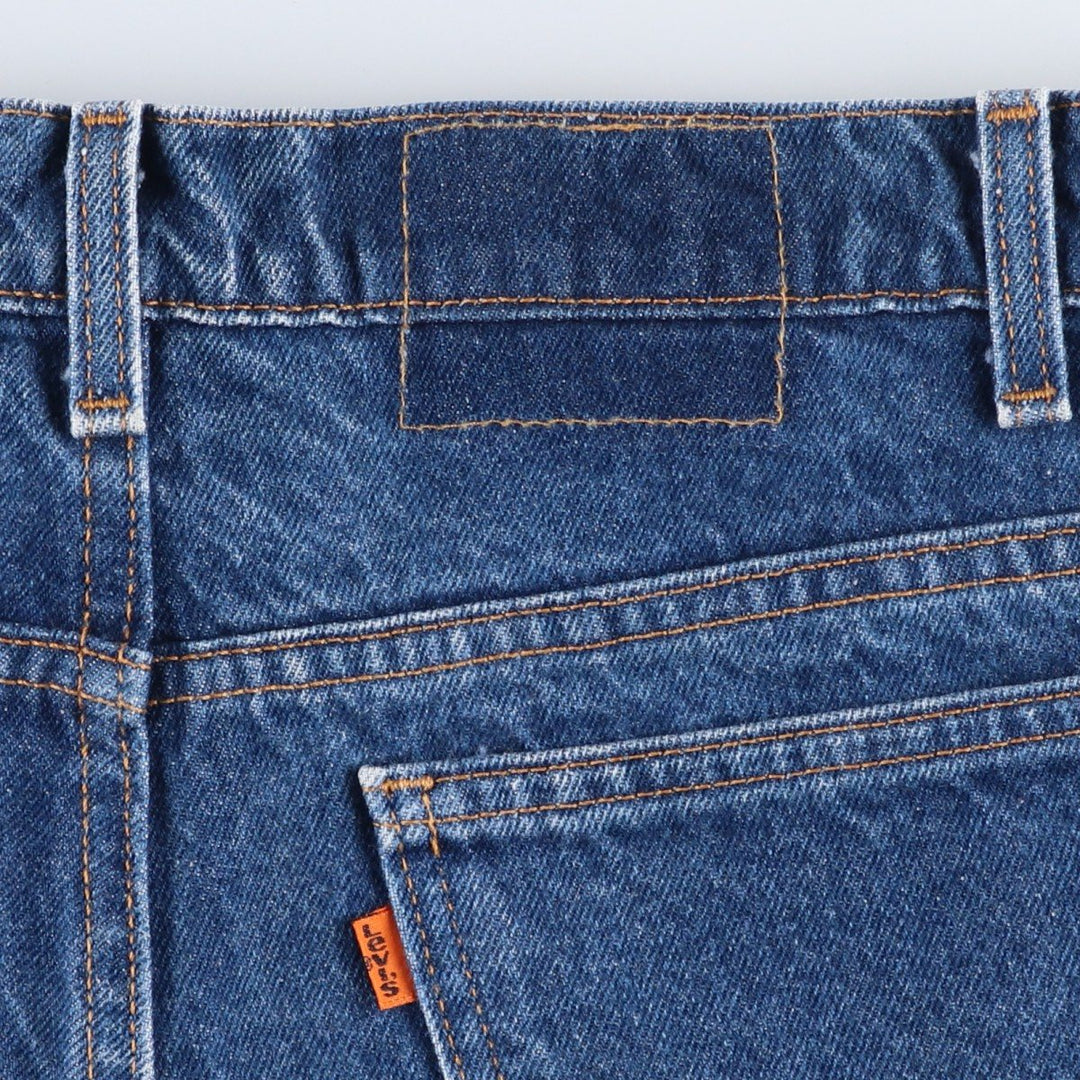 Levi's 517 Orange Tab Bootcut Denim Pants, Men's Size W35 (approx.) unclear blue type Vintage Second Hand