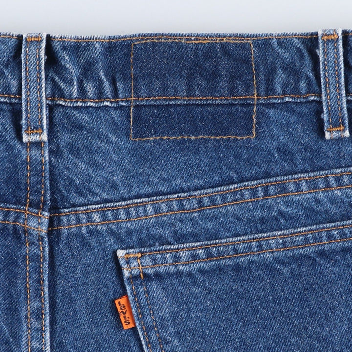 Levi's 517 Orange Tab Bootcut Denim Pants, Men's Size W35 (approx.) unclear blue type Vintage Second Hand