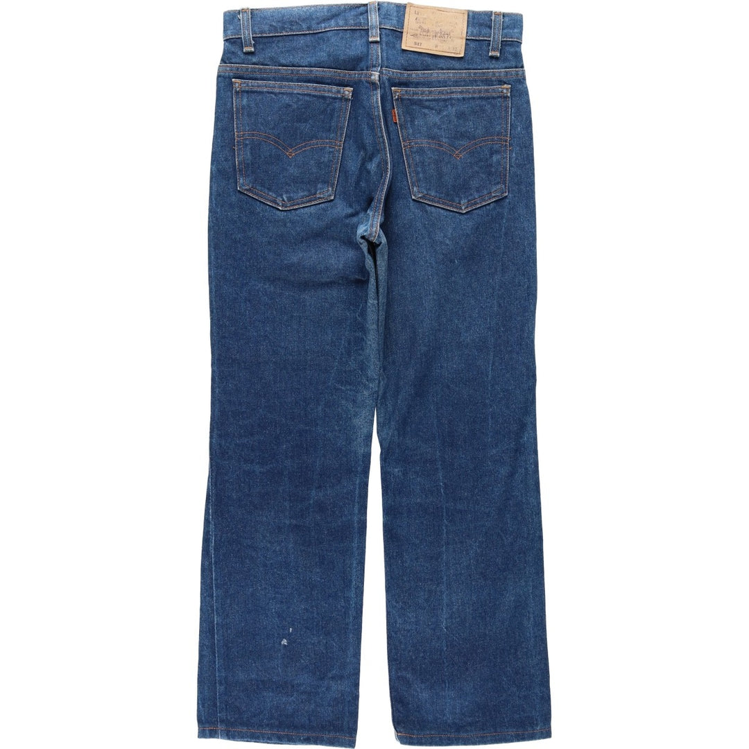 80s-90'S Levi's 20517 0217 Bootcut Denim Pants, Made in USA, Men's W31 (approx.), Vintage cotton blue type Vintage Second Hand