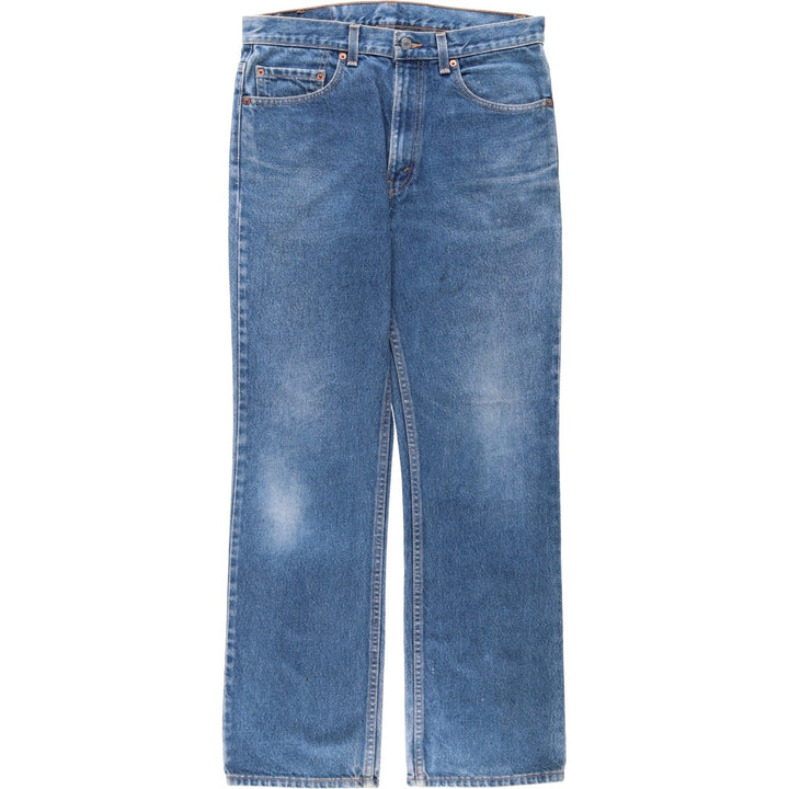 2000'S Levi's 517 Boot Cut Denim Pants, Made in USA, Men's Size 34 cotton blue type Vintage Second Hand