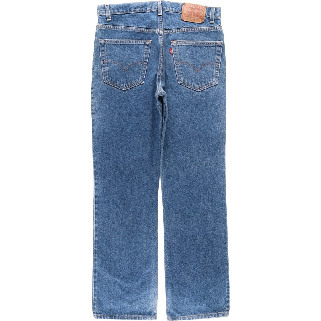 2000'S Levi's 517 Boot Cut Denim Pants, Made in USA, Men's Size 34 cotton blue type Vintage Second Hand