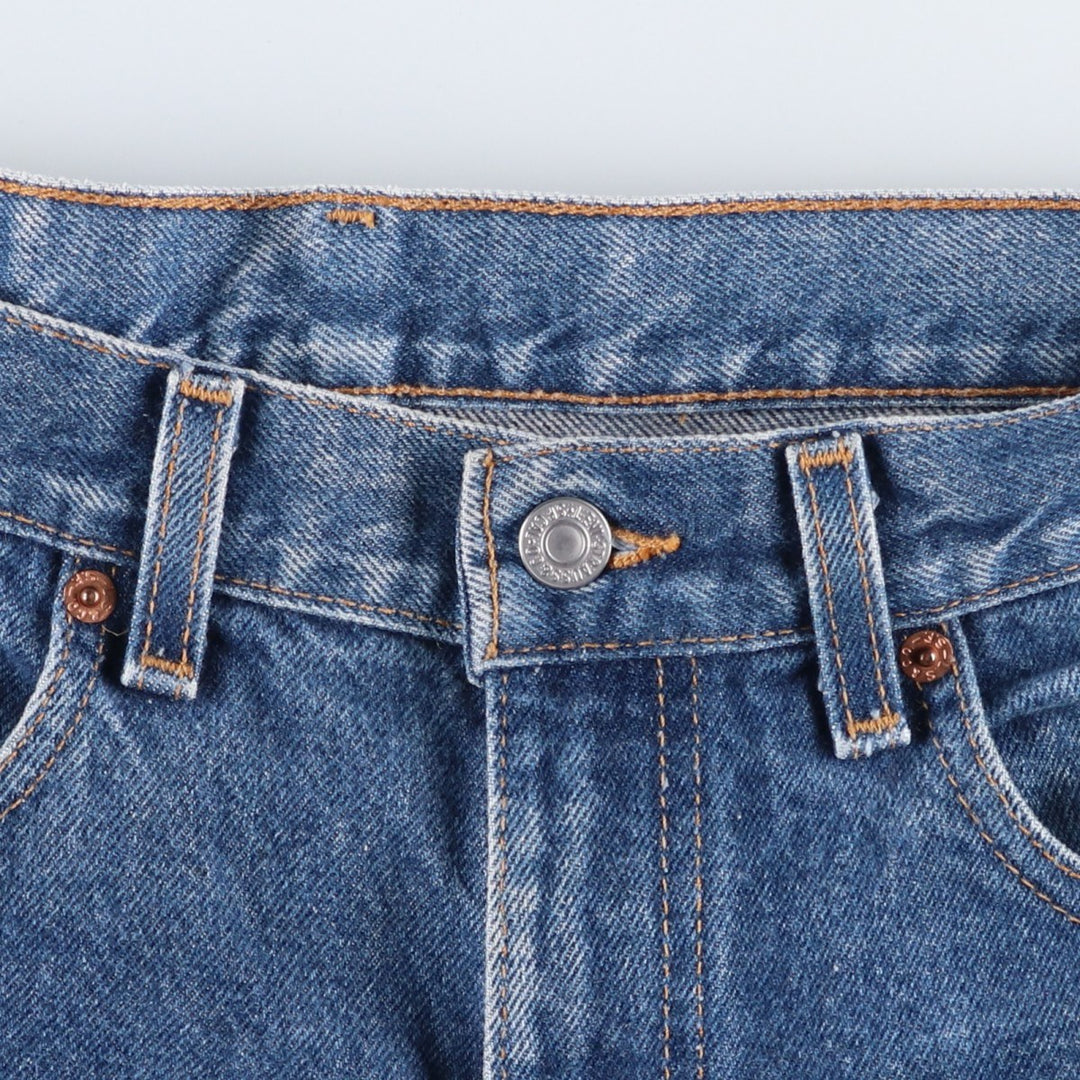 2000'S Levi's 517 Boot Cut Denim Pants, Made in USA, Men's Size 34 cotton blue type Vintage Second Hand